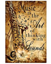 Saxophone The art of thinking with sounds 11x17 Poster front