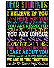 Teacher Dear Students 11x17 Poster front