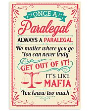 Always A Paralegal 11x17 Poster front