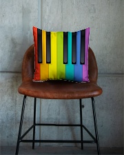 Pianist Colorful Square Pillowcase aos-pillow-square-front-lifestyle-04