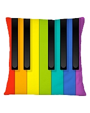 Pianist Colorful Square Pillowcase front