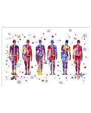 Physical Therapist Postures Art 17x11 Poster front