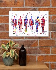 Physical Therapist Postures Art 17x11 Poster poster-landscape-17x11-lifestyle-23