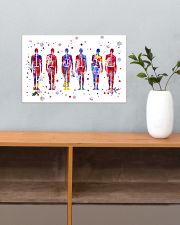 Physical Therapist Postures Art 17x11 Poster poster-landscape-17x11-lifestyle-24