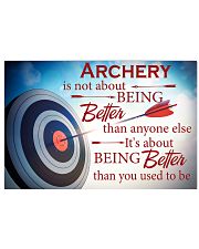 Archer It's About Being Better Than You Used To Be 17x11 Poster front