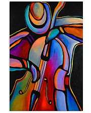 Contrabass Man Color Art 11x17 Poster front