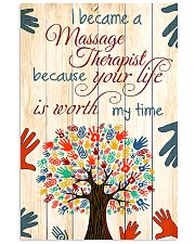 I Became A Massage Therapist 11x17 Poster front