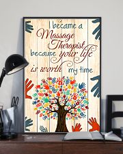 I Became A Massage Therapist 11x17 Poster lifestyle-poster-2
