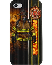 Firefighter Walking Out Of Fire Phone Case i-phone-7-case