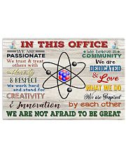Chemist In This Office 17x11 Poster front