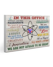 Chemist In This Office 30x20 Gallery Wrapped Canvas Prints thumbnail