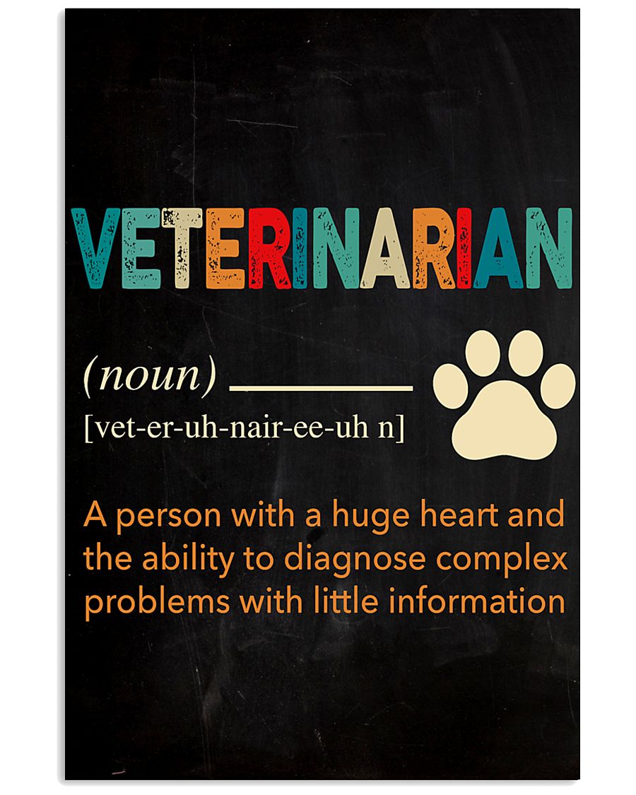 Veterinarian Definition 11x17 Poster