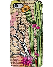 Art Cactus And Scissors Hairdresser Phone Case i-phone-7-case