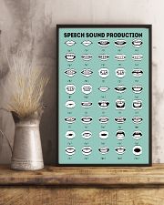 SLP Speech Sound Production 11x17 Poster lifestyle-poster-3