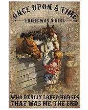 There was a girl who really loved horses 11x17 Poster front