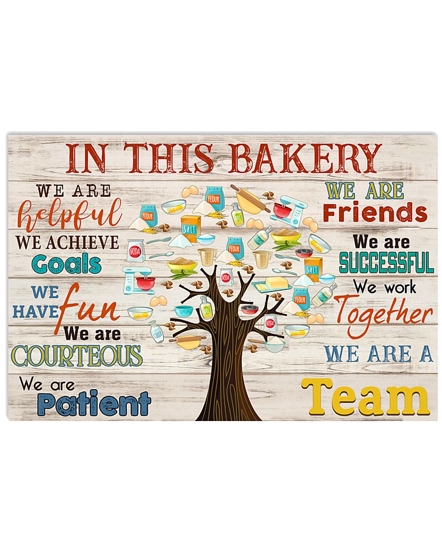 Baker bake In This Bakery 17x11 Poster
