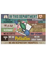 In This Department We Are Respiratory Therapists 17x11 Poster front