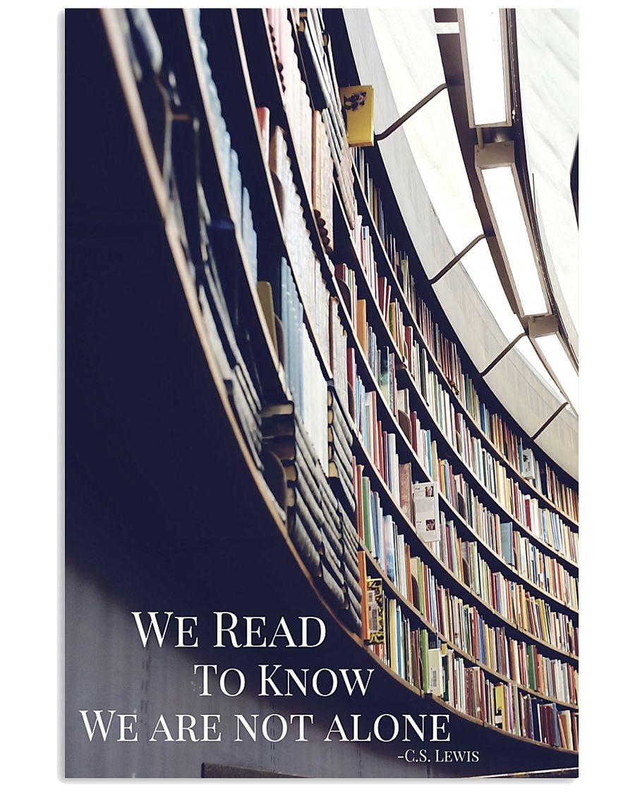 Librarian We Are Not Alone 11x17 Poster