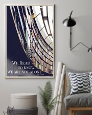 Librarian We Are Not Alone 11x17 Poster lifestyle-poster-1