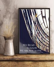 Librarian We Are Not Alone 11x17 Poster lifestyle-poster-3