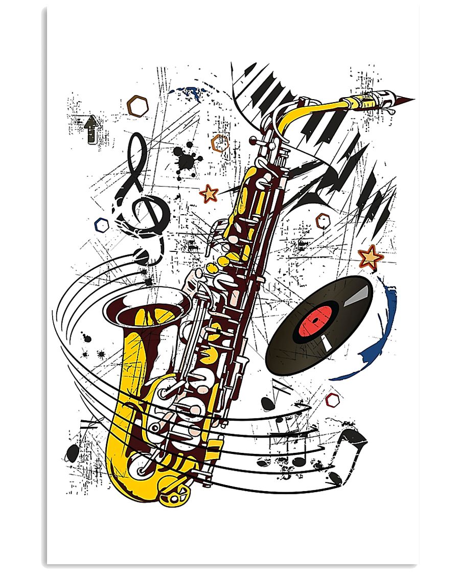Saxophone Music 11x17 Poster