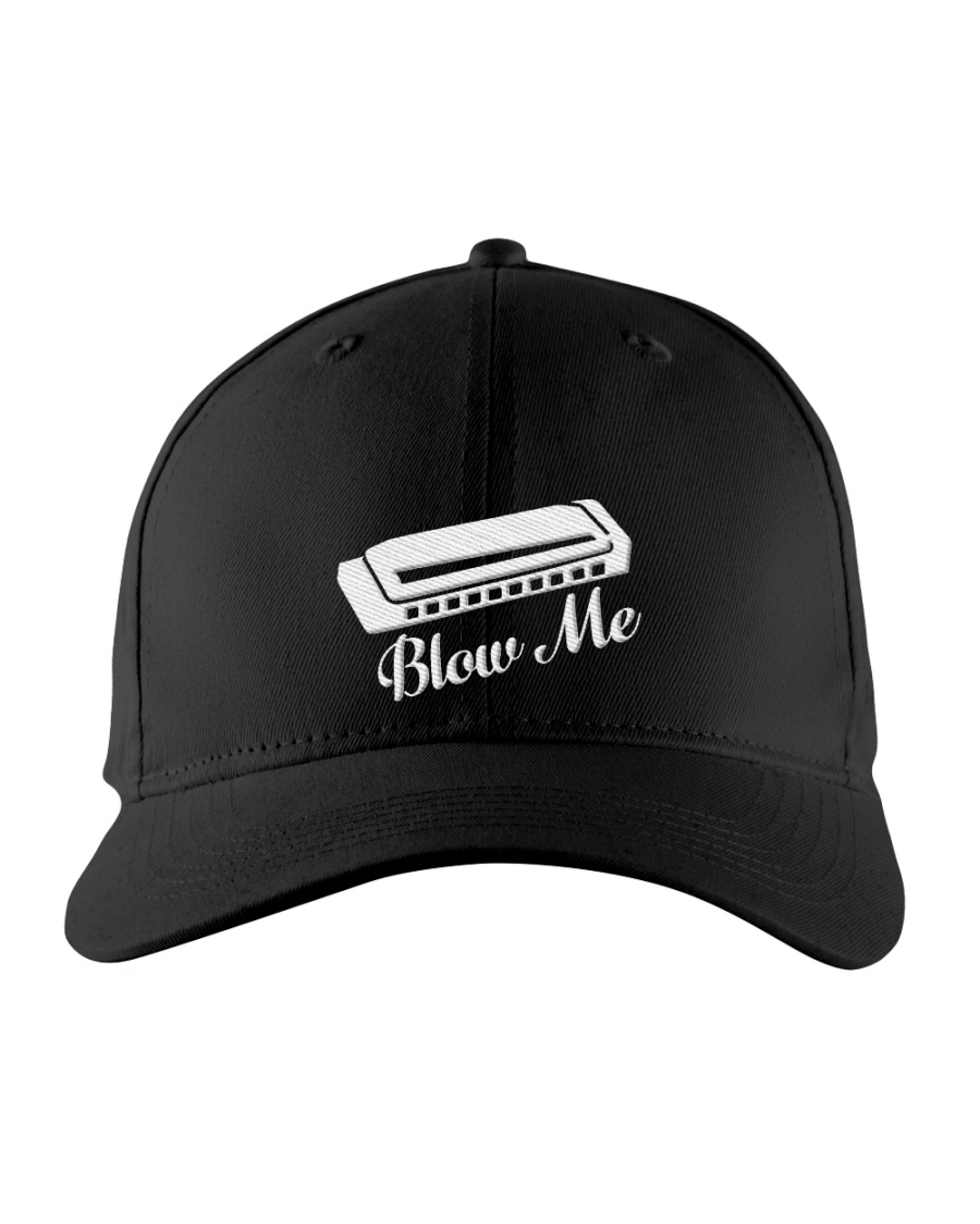 Blow Harmonica Embroidered Hat