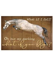 Horse Girl My Darling What if You Fly 17x11 Poster front