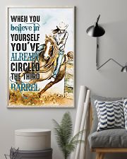 Horse Girl You've Already Circled The Third Barrel 11x17 Poster lifestyle-poster-1