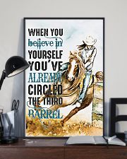 Horse Girl You've Already Circled The Third Barrel 11x17 Poster lifestyle-poster-2