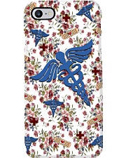 Beautiful Floral Caduceus CNA Phone Case i-phone-7-case
