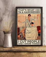 Hairdresser I Know Things 11x17 Poster lifestyle-poster-3