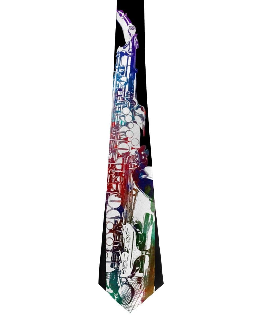 Colorful Saxophone Tie