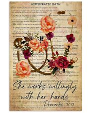 Physician Assistant She works willingly 11x17 Poster front