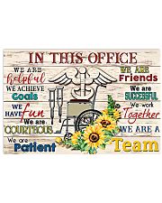 Occupational Therapists We Work Together 17x11 Poster front
