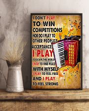 Accordionist I Don't Play To Win Competitions 11x17 Poster lifestyle-poster-3
