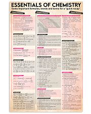 Chemist Essentials Of Chemistry 11x17 Poster front