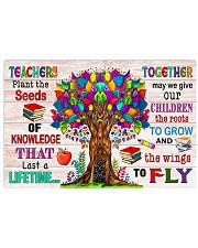 Teachers Plant The Seeds 17x11 Poster front