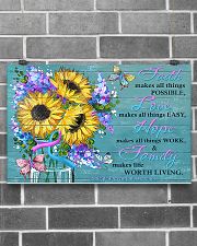 Faith Love Hope Family Suicide Prevention 17x11 Poster poster-landscape-17x11-lifestyle-18