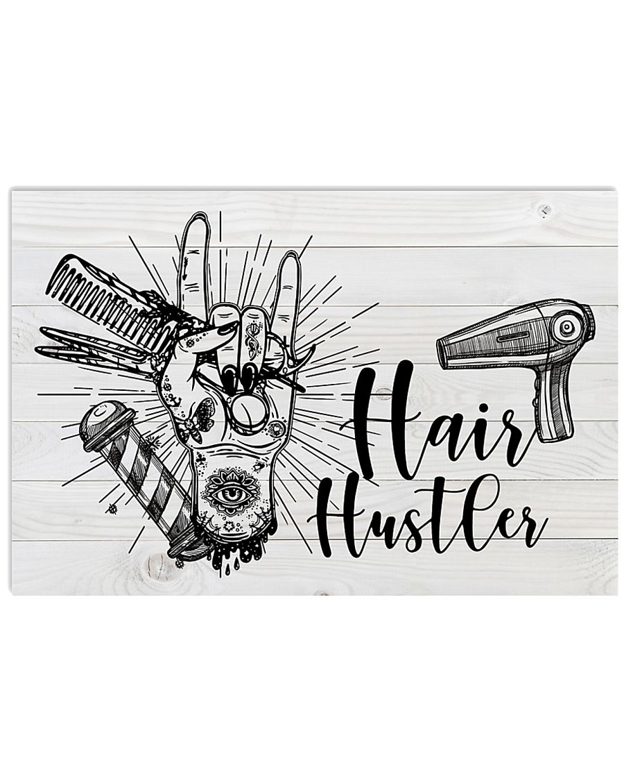 Hairdresser Hair Hustler 17x11 Poster
