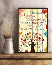 Physician Assistant Your Life Is Worth My Time 11x17 Poster lifestyle-poster-3