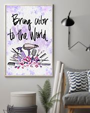 Bring Color To World Hairdresser 11x17 Poster lifestyle-poster-1