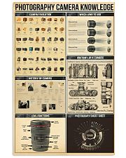 Photography Camera Knowledge 11x17 Poster front
