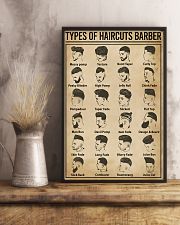 Types Of Haircuts Barber Hairdresser 11x17 Poster lifestyle-poster-3
