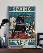 Sewing Because Murder Is Wrong 11x17 Poster lifestyle-poster-2