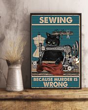 Sewing Because Murder Is Wrong 11x17 Poster lifestyle-poster-3