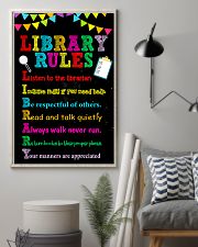 Librarian Library Rules 11x17 Poster lifestyle-poster-1