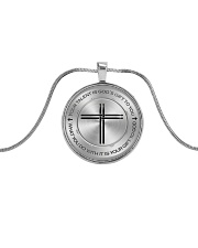 Drummer Your Talent Is God's Gift To You Metallic Circle Necklace front