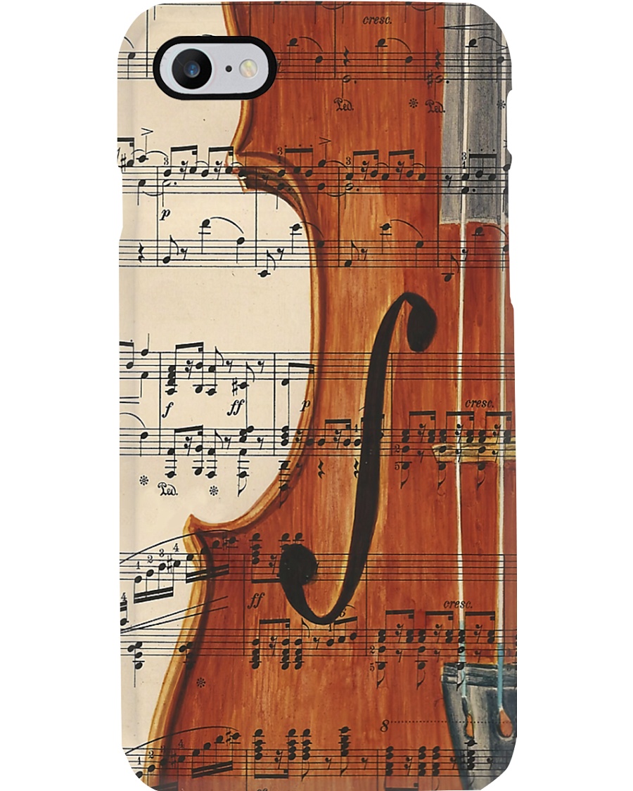 Violin and Music Sheet Phone Case