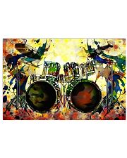 Drummer Colorful 17x11 Poster front