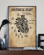 Anatomical Heart Vintage Cardiologist 11x17 Poster lifestyle-poster-2